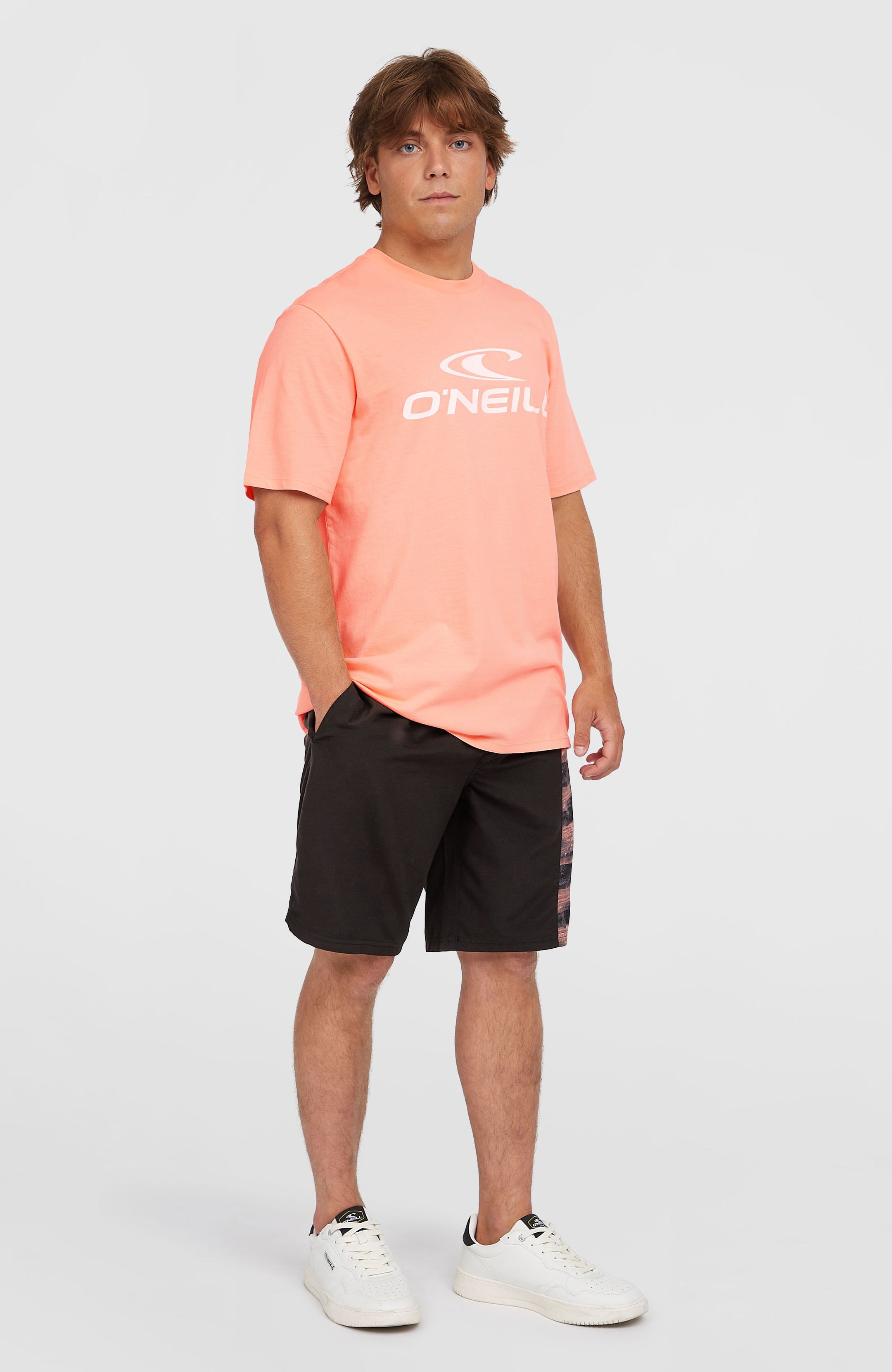 O'Neill Logo T-Shirt - Coral Pop