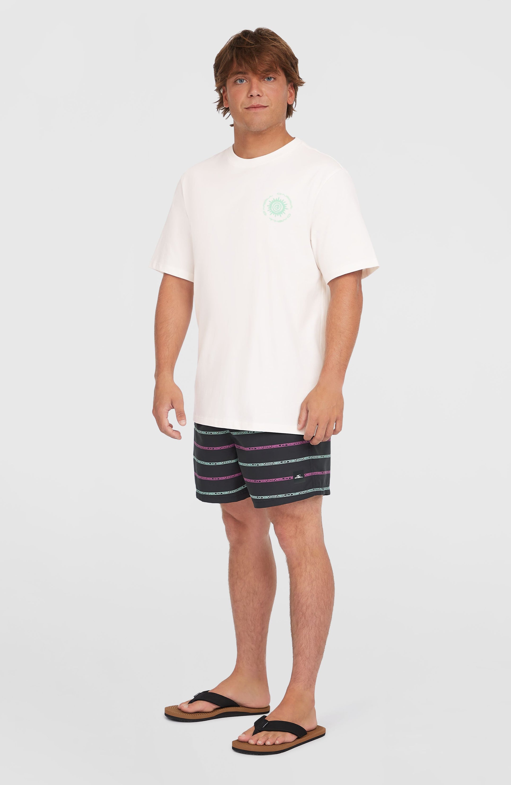 O'Neill Chest Print T-Shirt - Snow White