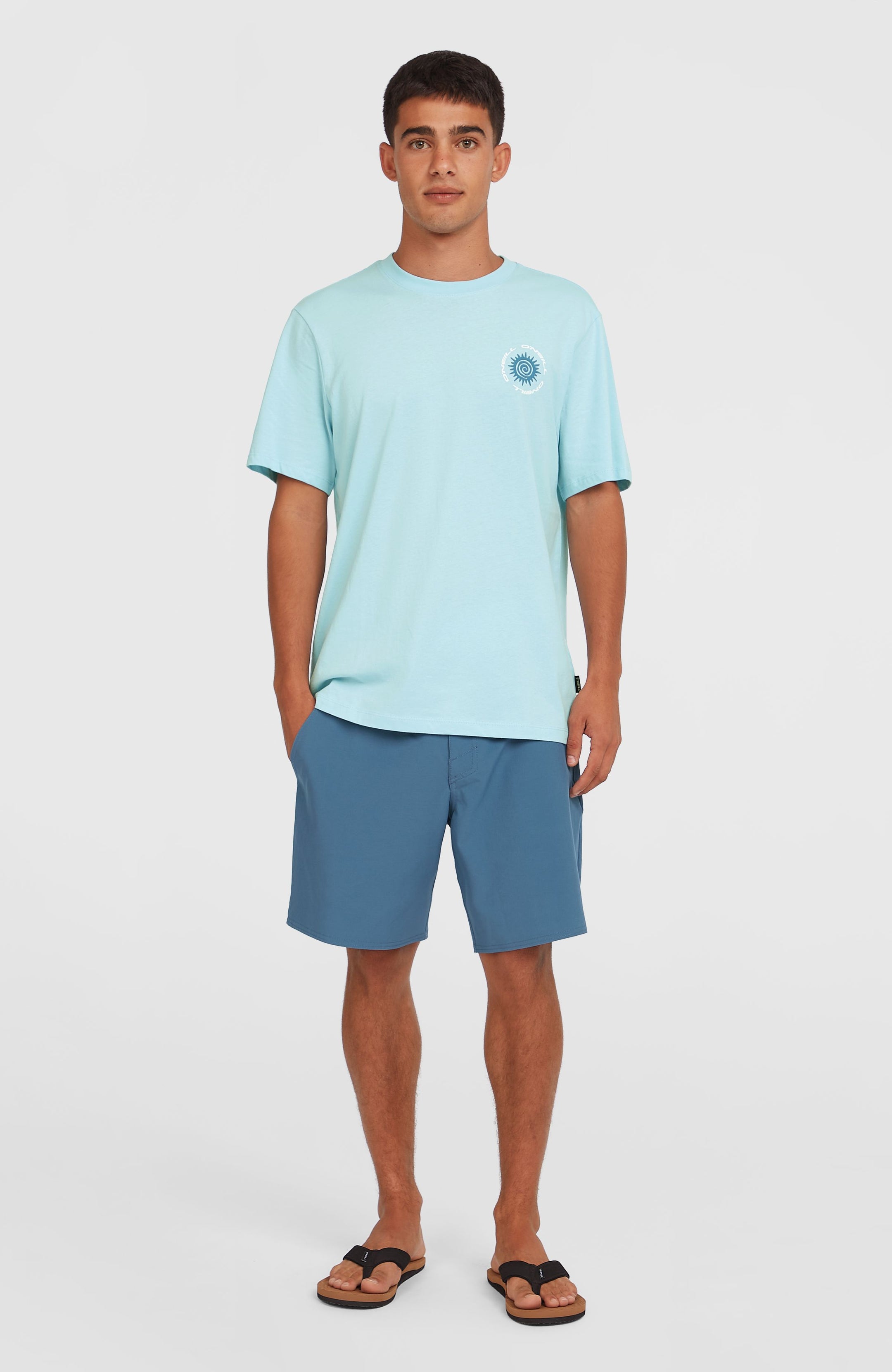 O'Neill Chest Print T-Shirt - Morning Glory