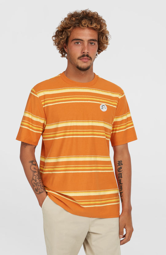 O'Riginals Stripe T-Shirt - Orange Originals Retro Stripe