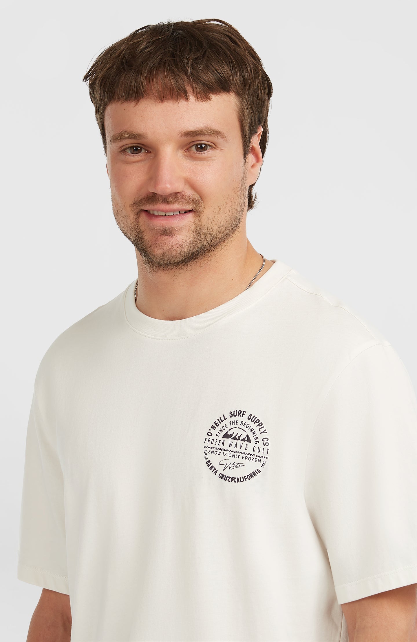 O'Neill Chest Print T-Shirt - Snow White