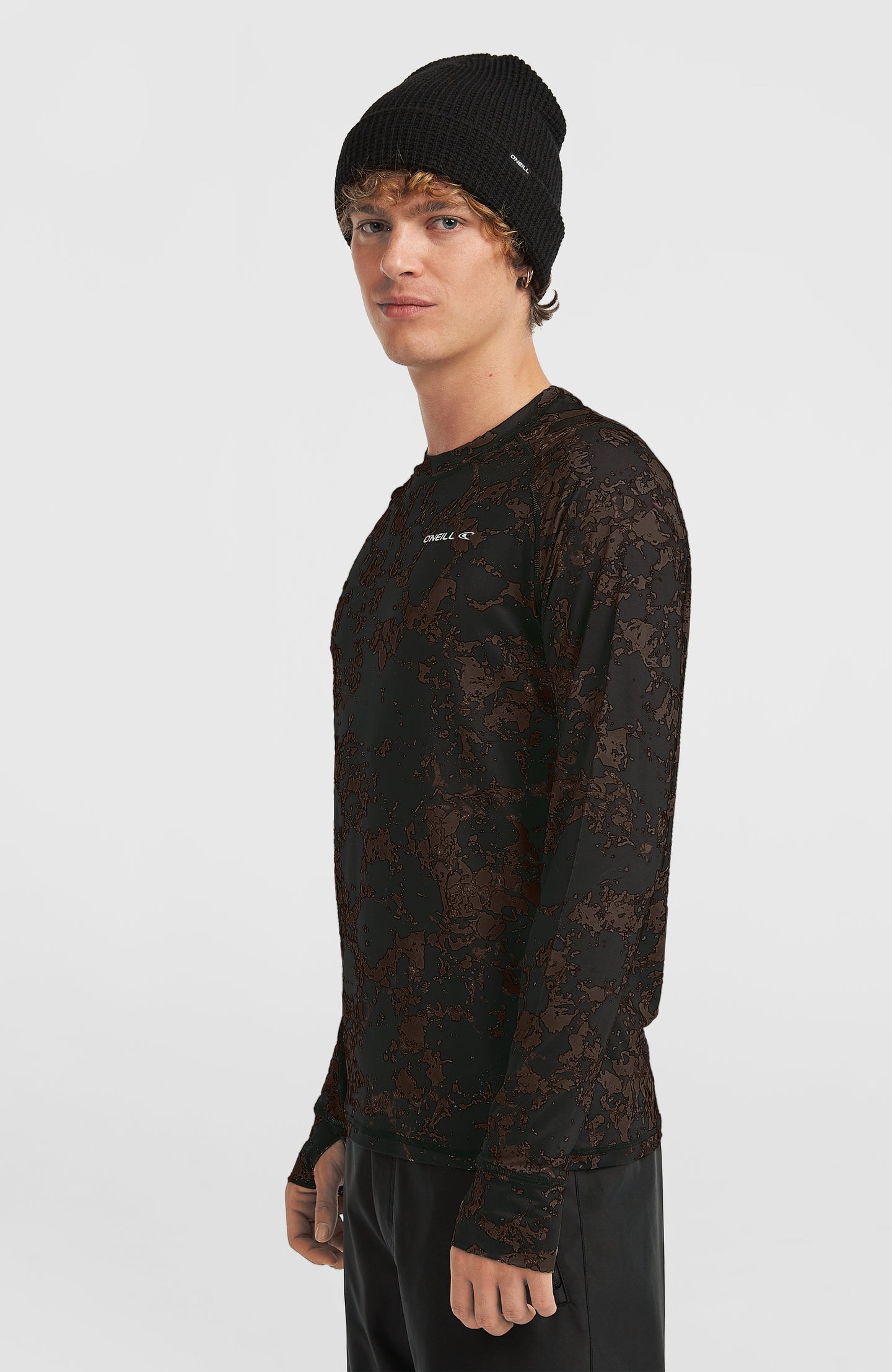 Baselayer Top - Black/Beige Quarry