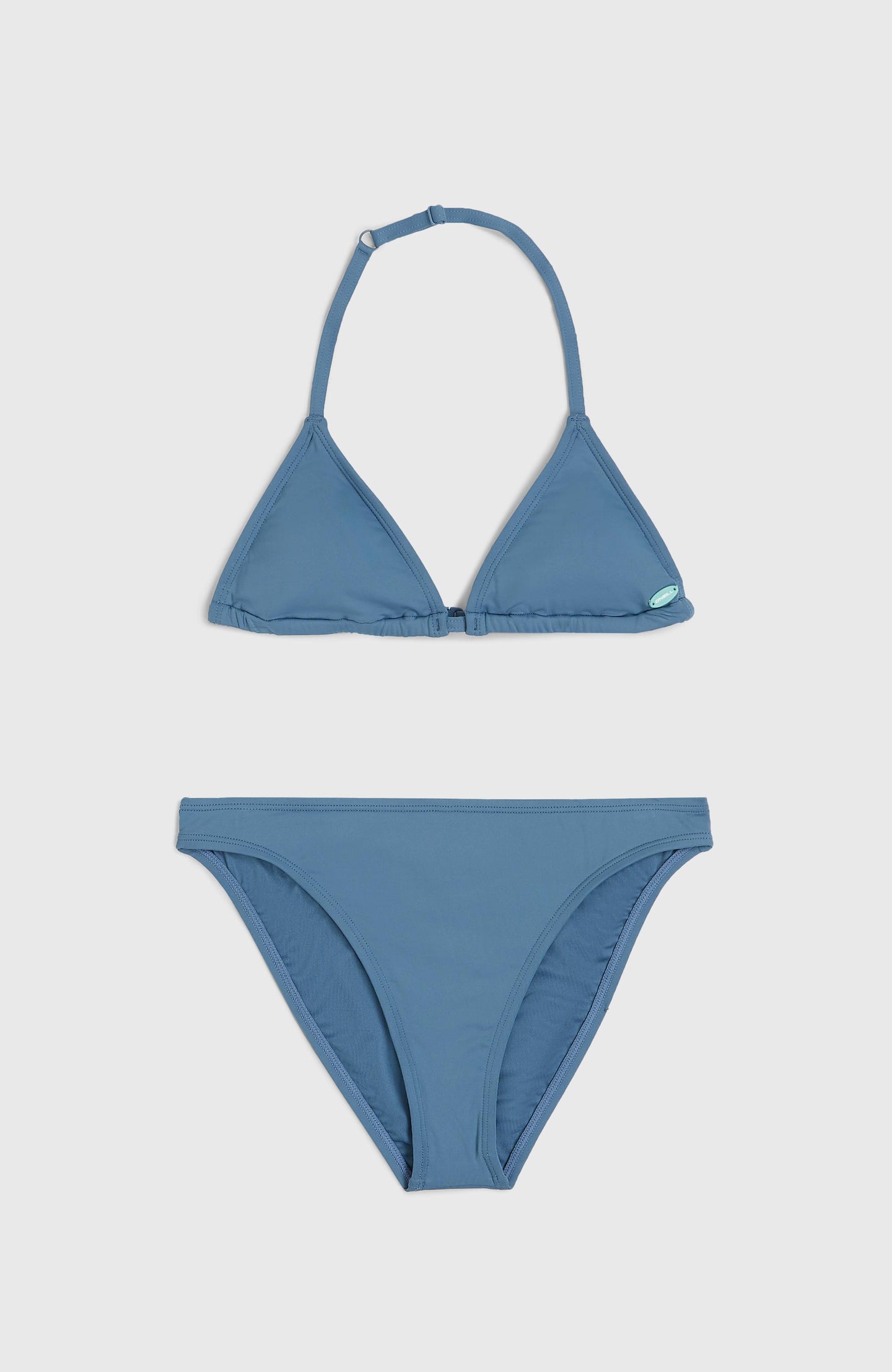 Essentials Triangle Bikini Set - Copen Blue