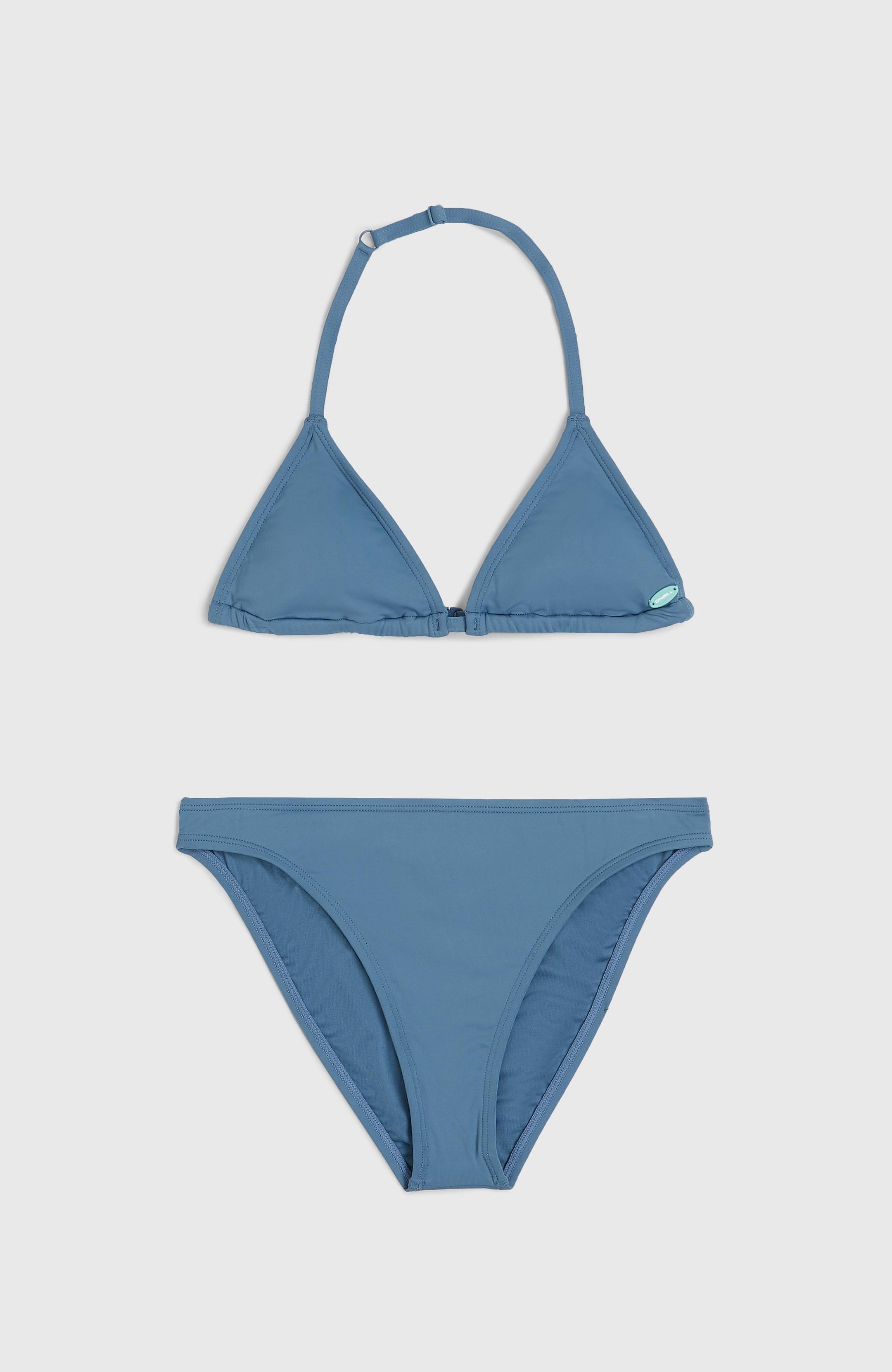 Essentials Triangle Bikini Set - Copen Blue