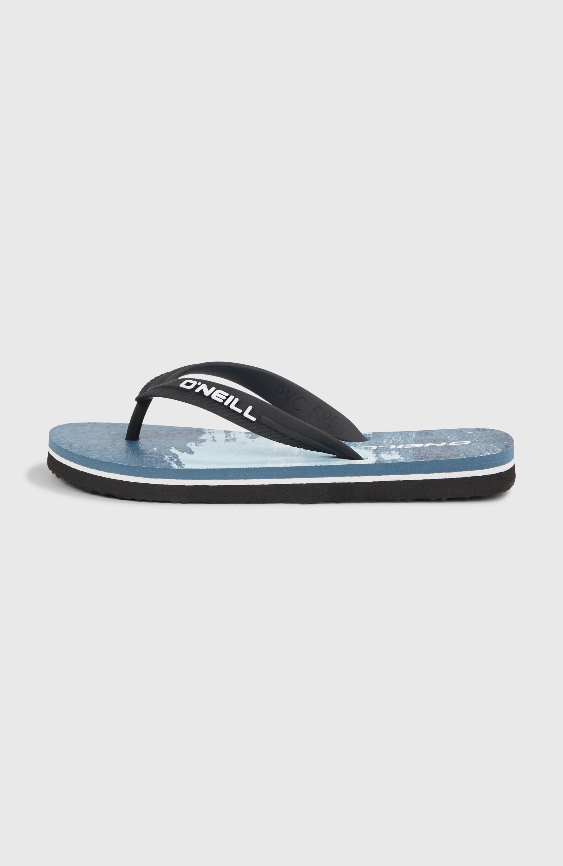 Profile Graphic Sandals - Blue Melted Stripe Boys