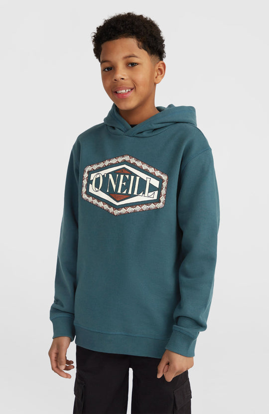 O'Neill Front Print Hoodie - Alma Steel