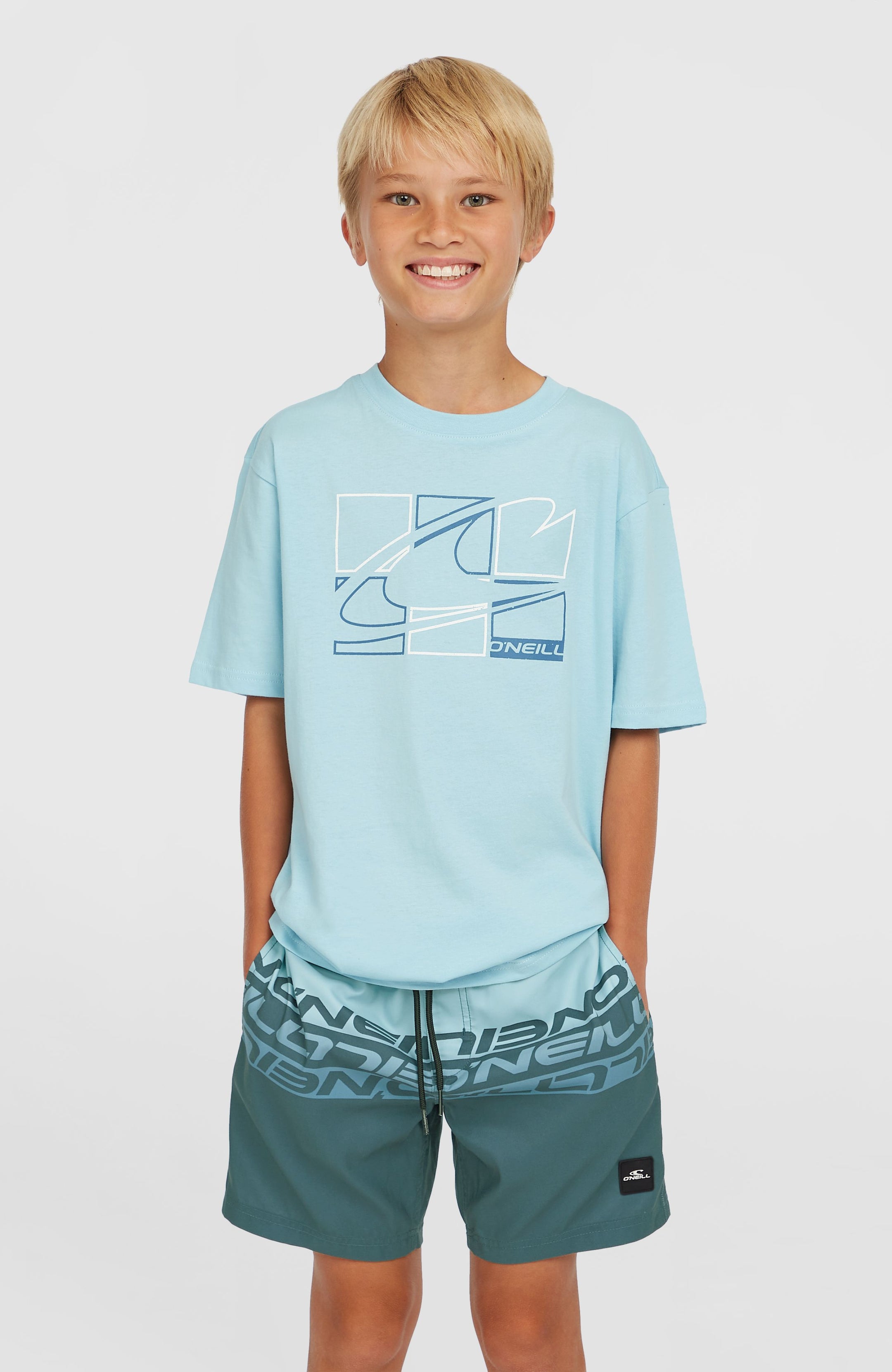 O'Neill Cali Stripe 14" Swimshorts - Blue Upside Down