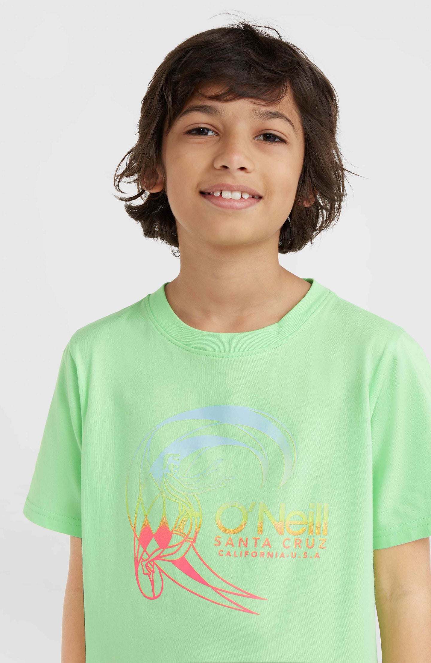Circle Surfer T-Shirt - Neon Green