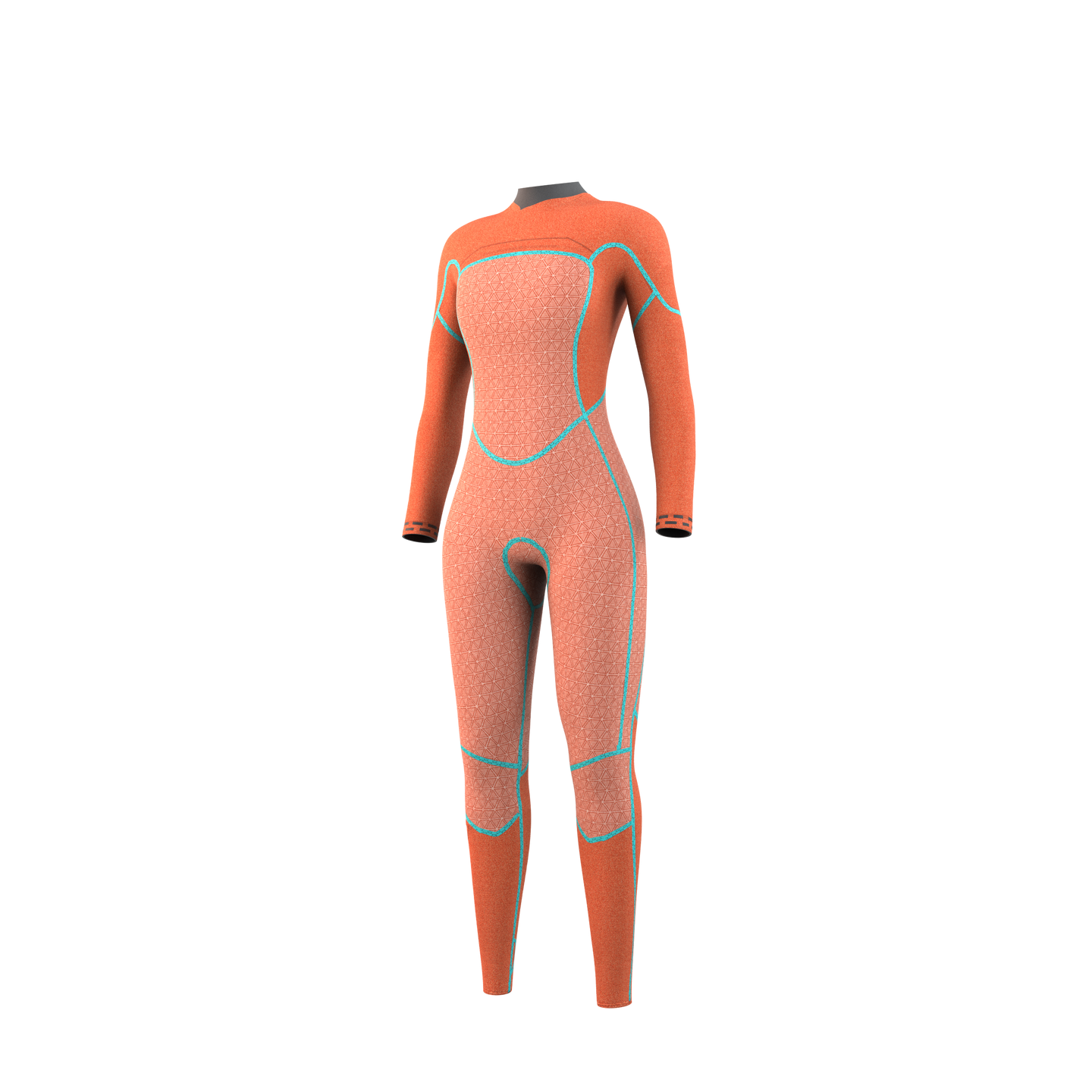 Gem Fullsuit 5/4mm Double Fzip Women Mystic