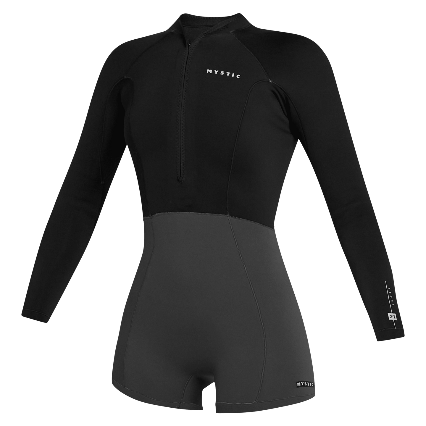 Lunar Longarm Shorty 2/2mm Fzip Women Mystic