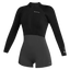 Lunar Longarm Shorty 2/2mm Fzip Women Mystic