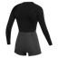 Lunar Longarm Shorty 2/2mm Fzip Women Mystic
