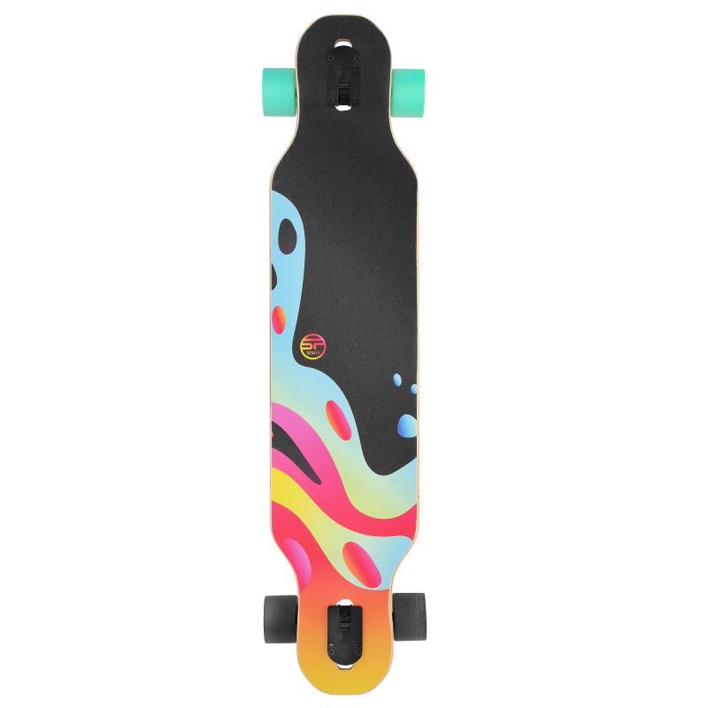 Spokey Longbay Pro Freeride Longboard Skateboard mutlicolor Spokey