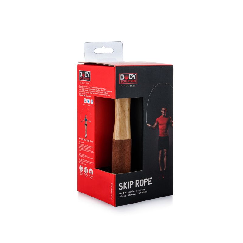 Body Sculpture Jump Rope with Wooden Handles Body Sculpture