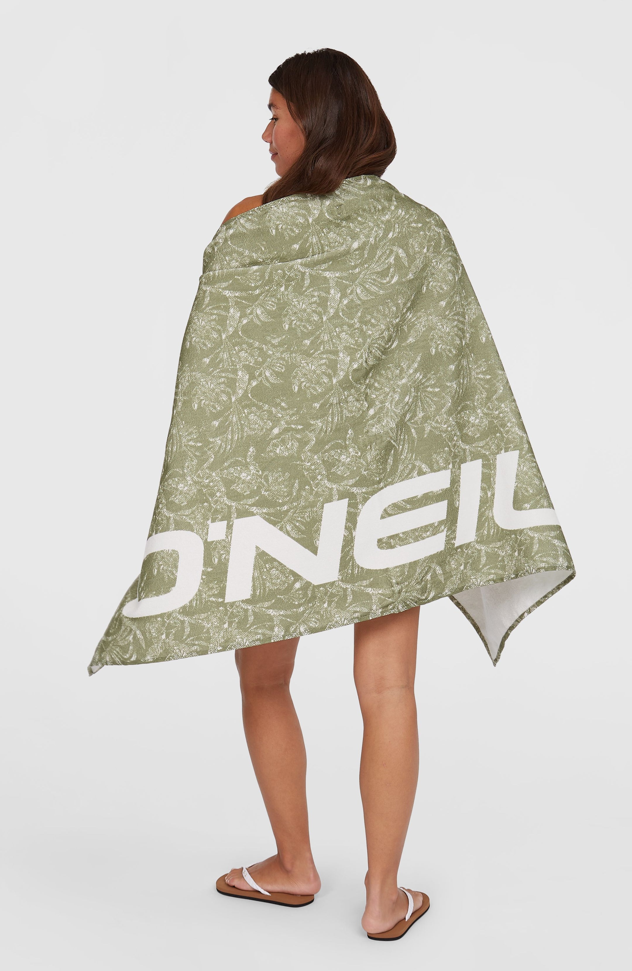O'Neill Seacoast Towel - Green Textured Jungle
