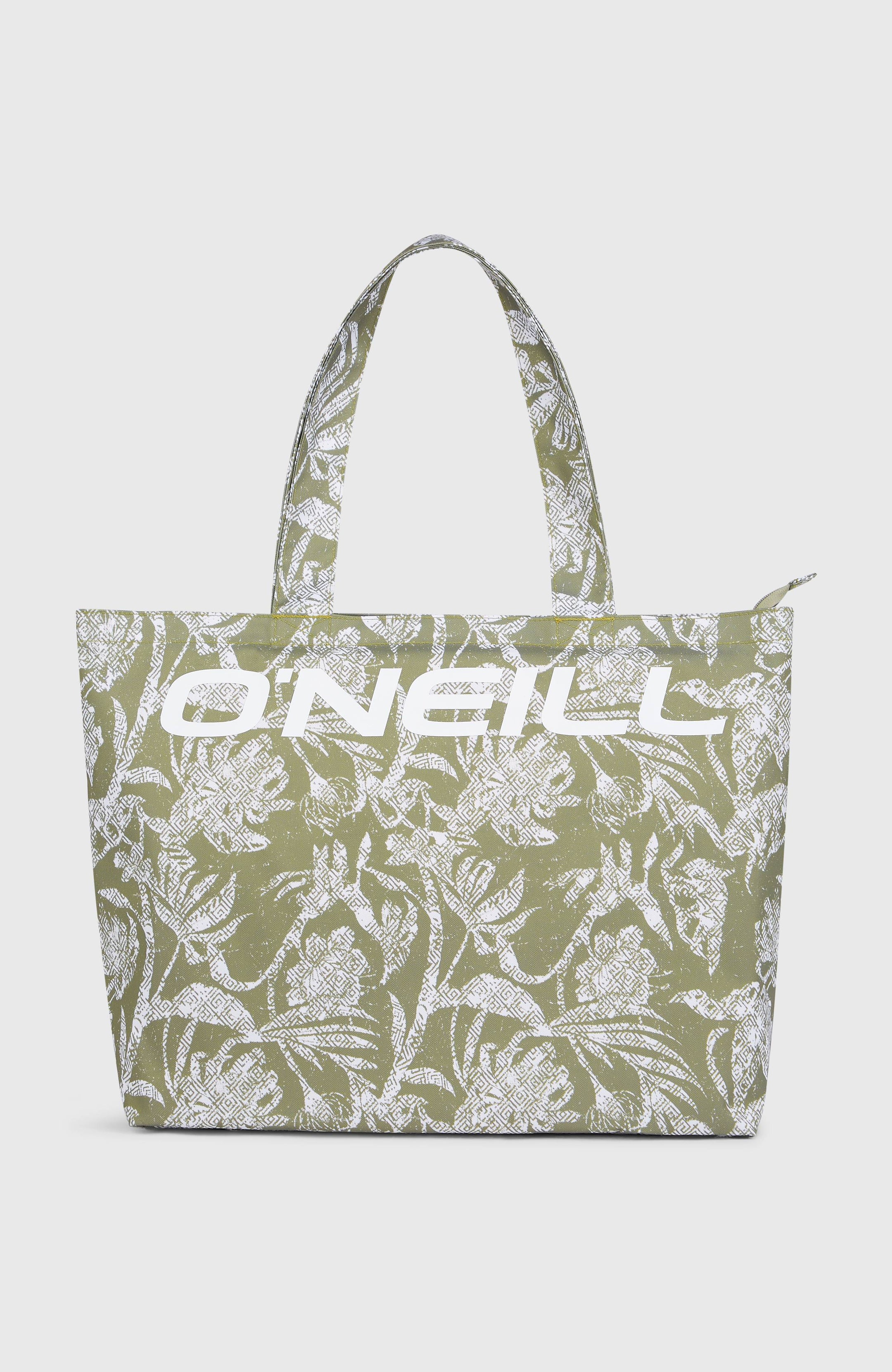O'Neill Coastal Print Tote - Green Textured Jungle