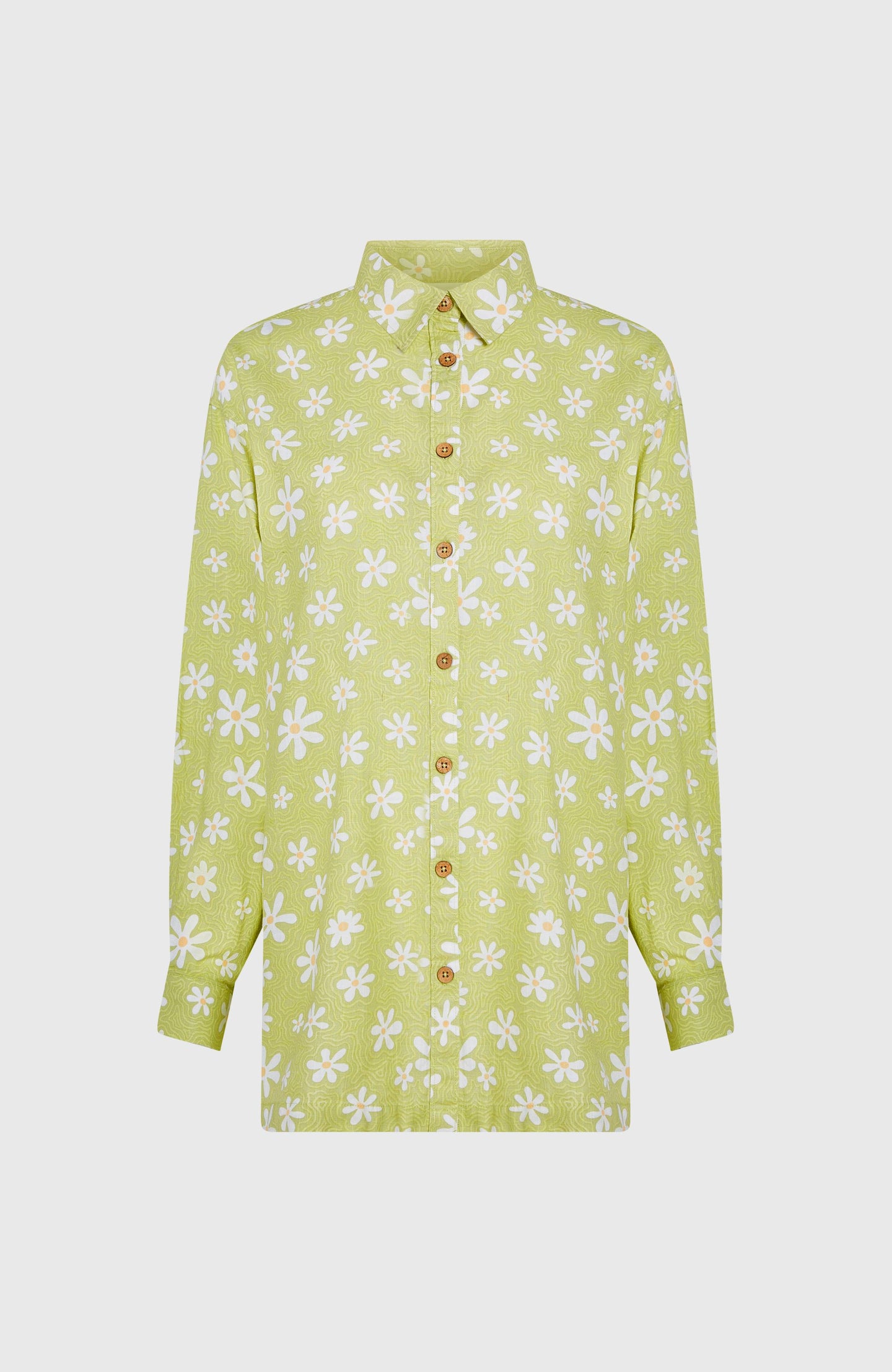 O'Neill Beach Vintage Long Shirt - Green Daisyline