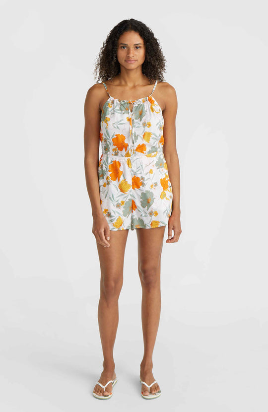 Leina Playsuit - White Bluemchen