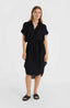 Cali Beach Shirt Dress - Black Out