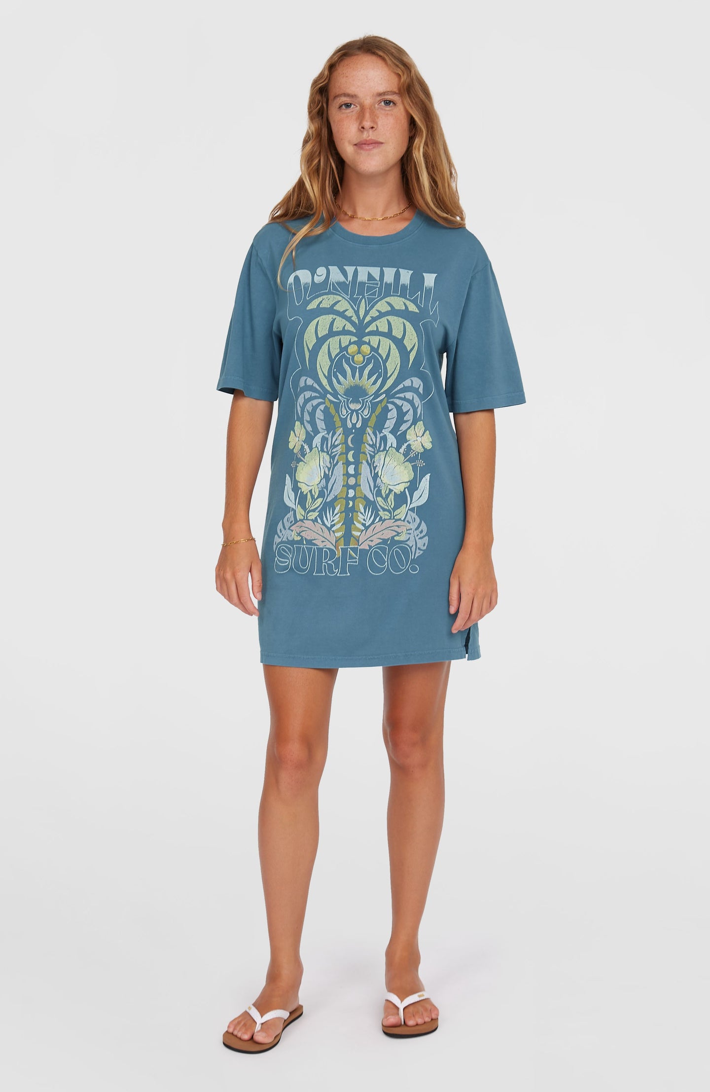 O'Neill Beach Vintage Tee Dress - Copen Blue