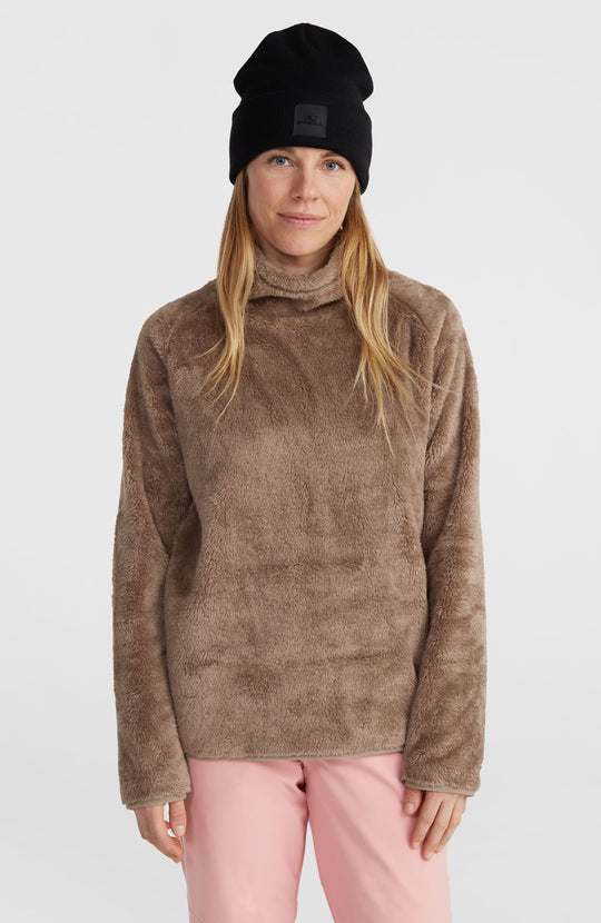 Fuzzy Fleece - Concrete