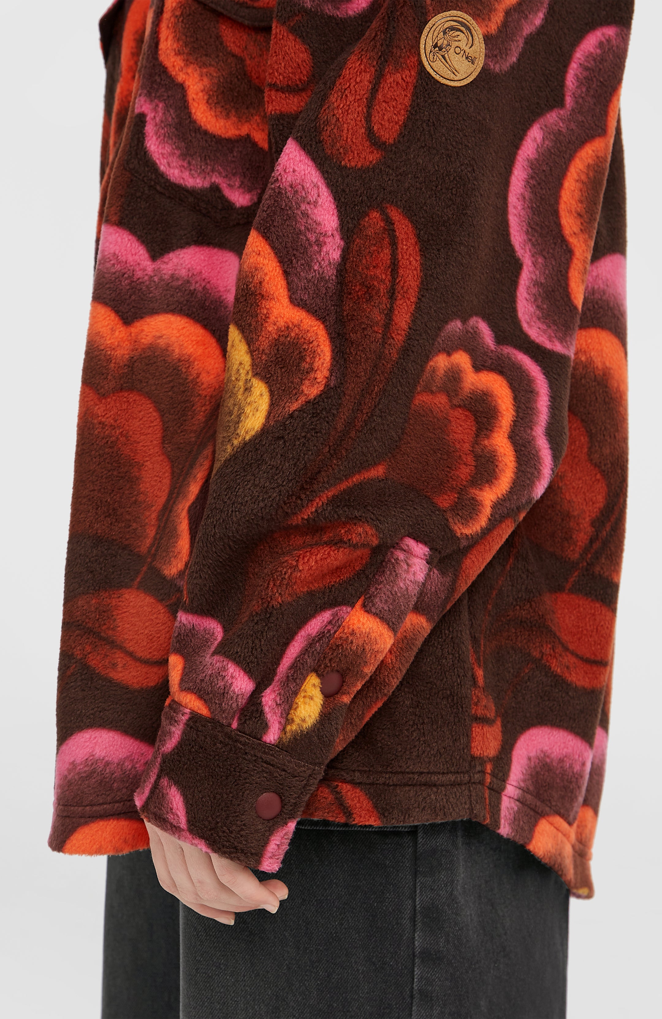 O'Riginals Superfleece Shirt - Brown Originals Flower