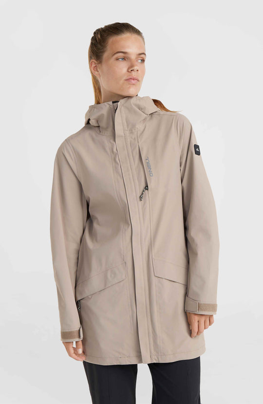 O'Neill Trvlr Series Rain Jacket 10K/10K - Pumpkin Smoke
