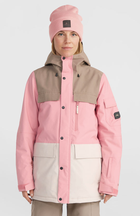 Utility Pro Hybrid Jacket - Genuine Pink Colour Block