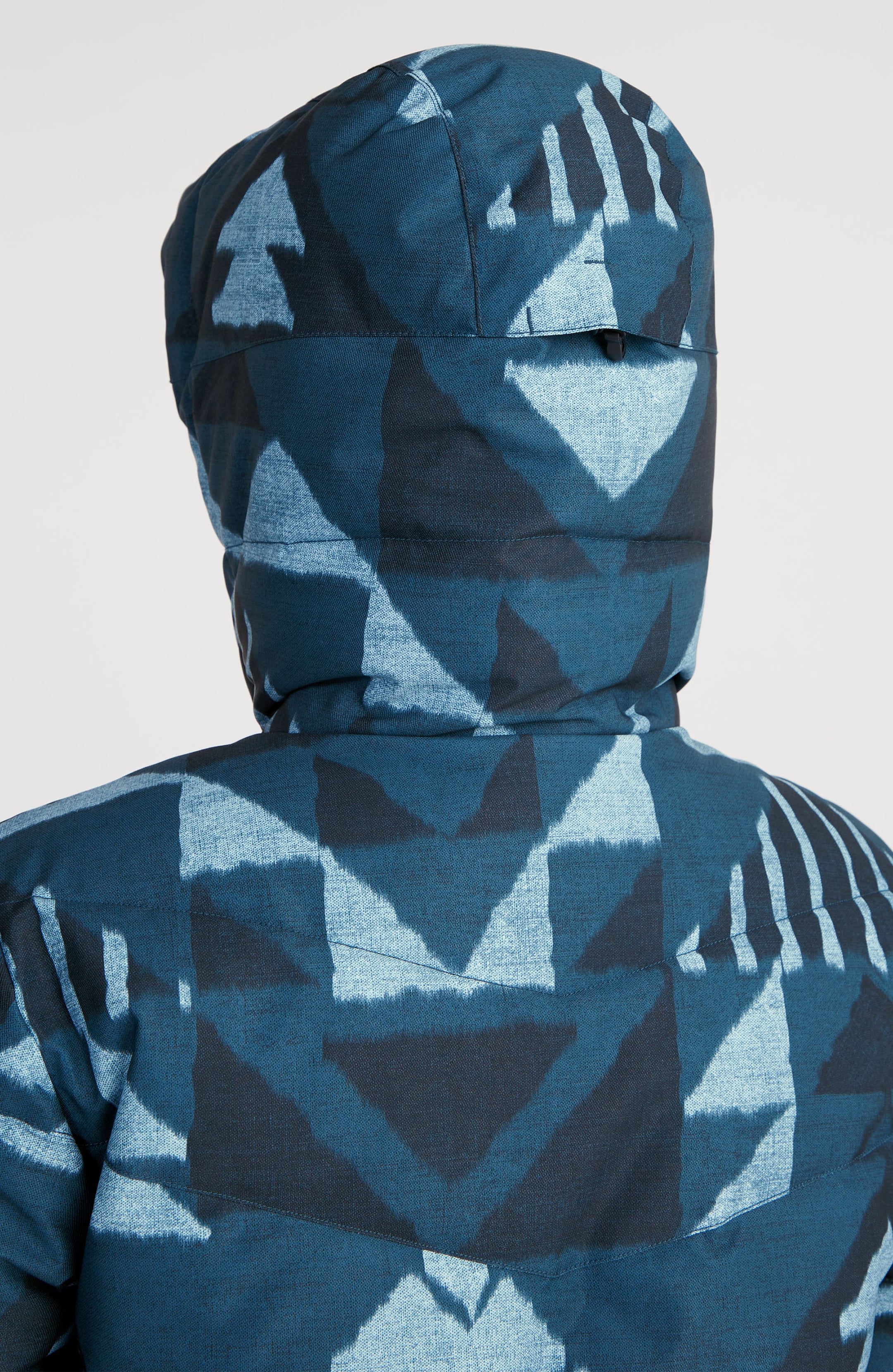 Z.E.N. Puffer Hybrid Jacket - Blue Triangle Ikat