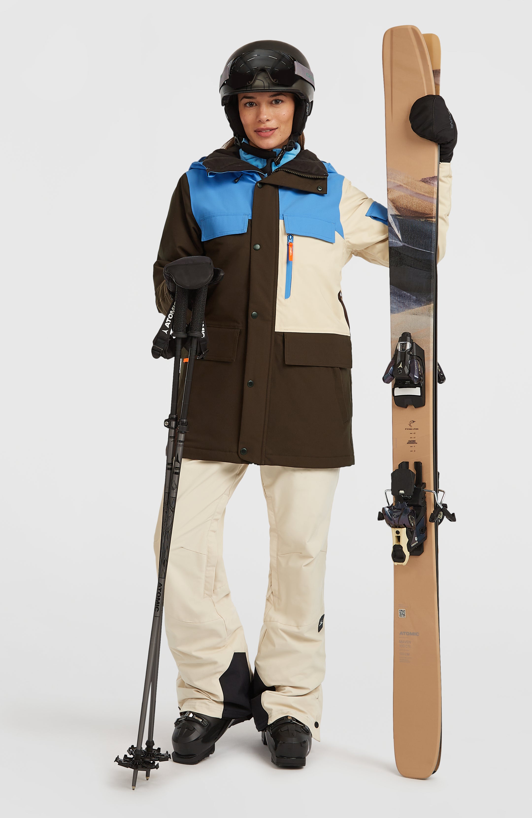 Fwc'Peak Pro Snow Jacket - Blue Poppy Colour Block