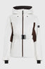 Fwc'Cruz Hybrid Belted Snow Jacket - Snow White Colour Block