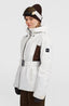 Fwc'Cruz Hybrid Belted Snow Jacket - Snow White Colour Block