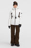 Fwc'Cruz Hybrid Belted Snow Jacket - Snow White Colour Block