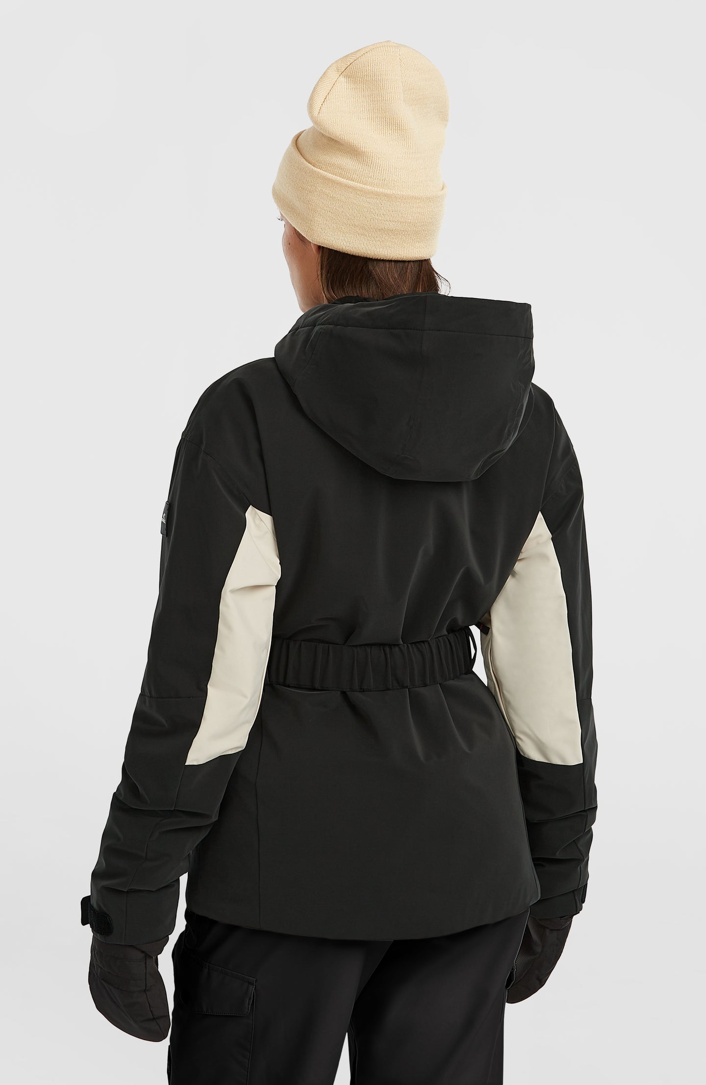 Fwc'Cruz Hybrid Belted Snow Jacket - Black Out Colour Block