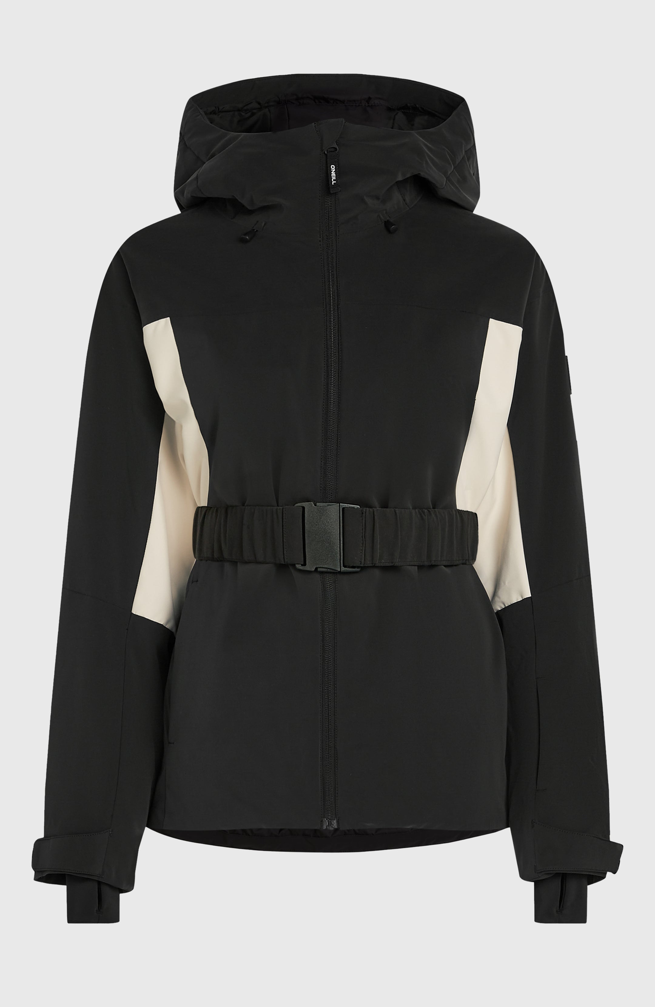 Fwc'Cruz Hybrid Belted Snow Jacket - Black Out Colour Block