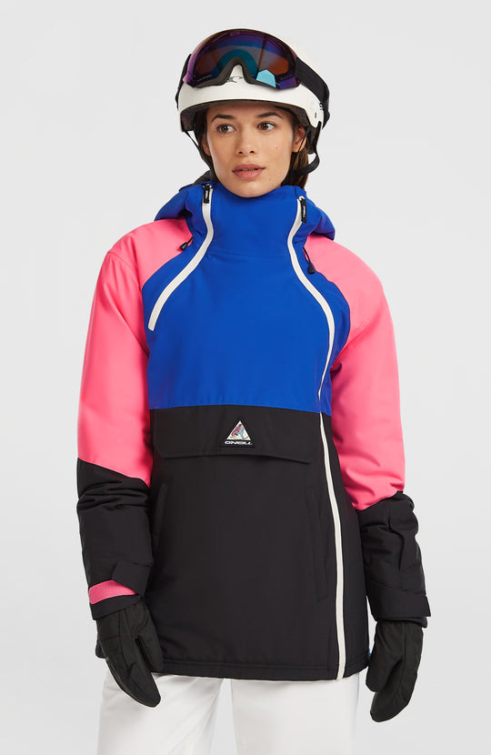 Fwc'Play Asymmetric Snow Jacket - Active Blue Colour Block