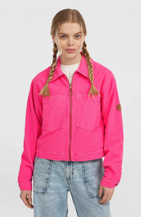 O'Riginals Cord Jacket - Carmine Rose