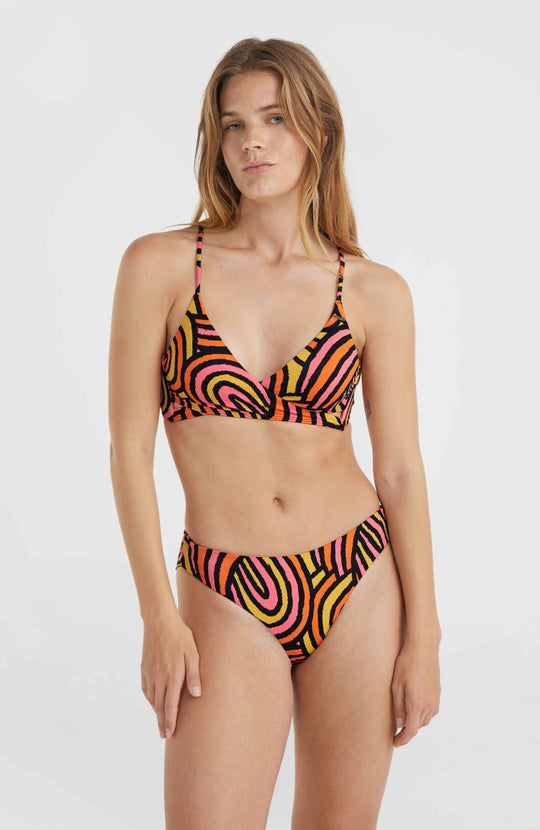 Baay - Maoi Bikini Set - Orange Rainbow Stripe