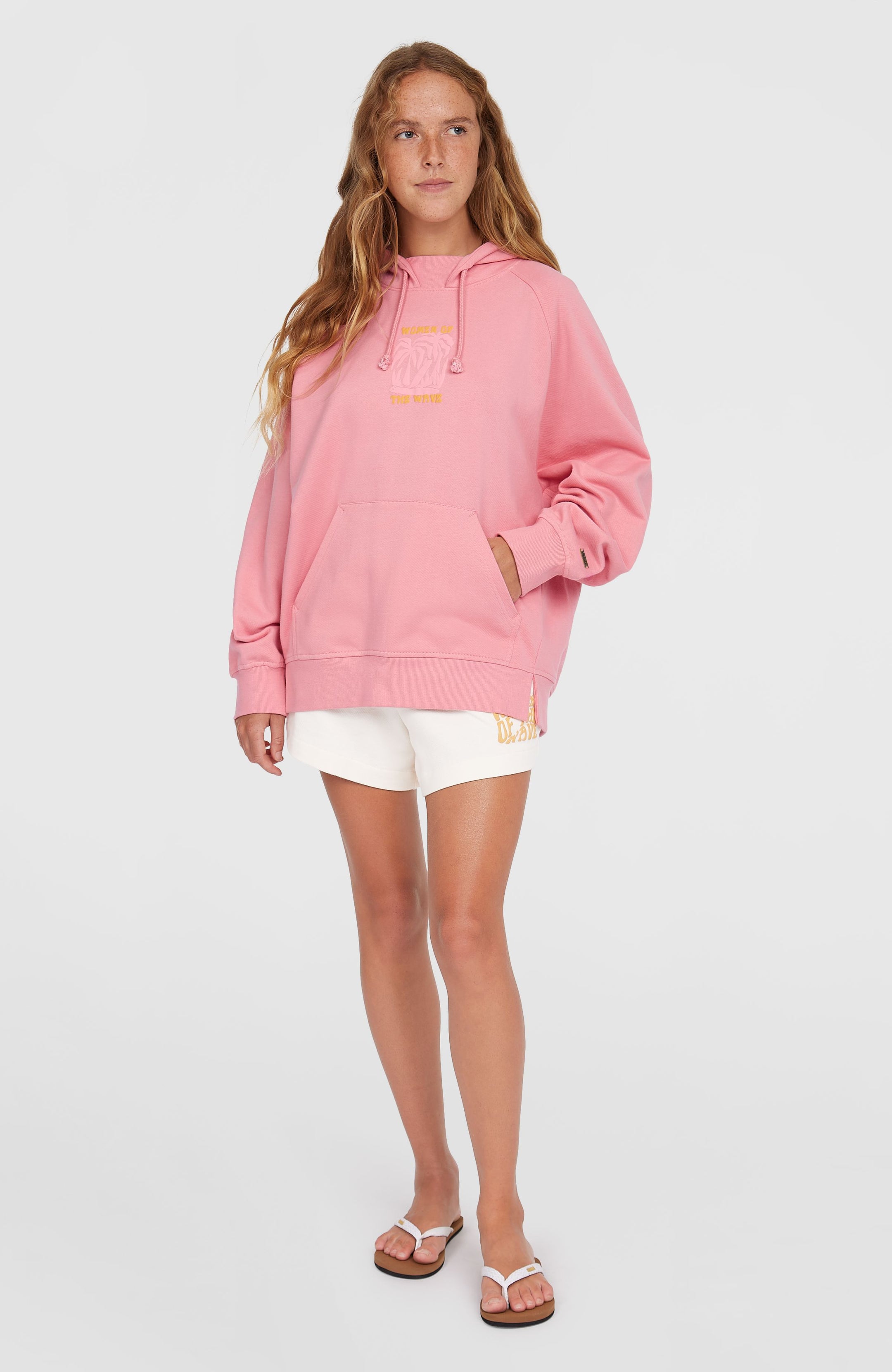 Women Of The Wave Hoodie - Desert Rose