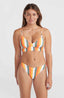 Wave Skye Bikini Set - Orange Multistripe