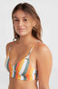 Wave Skye Bikini Set - Orange Multistripe