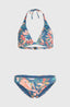 Essentials Marga Cruz Bikini Set - Blue Painted Tropics
