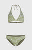 Essentials Marga Cruz Bikini Set - Green Textured Jungle