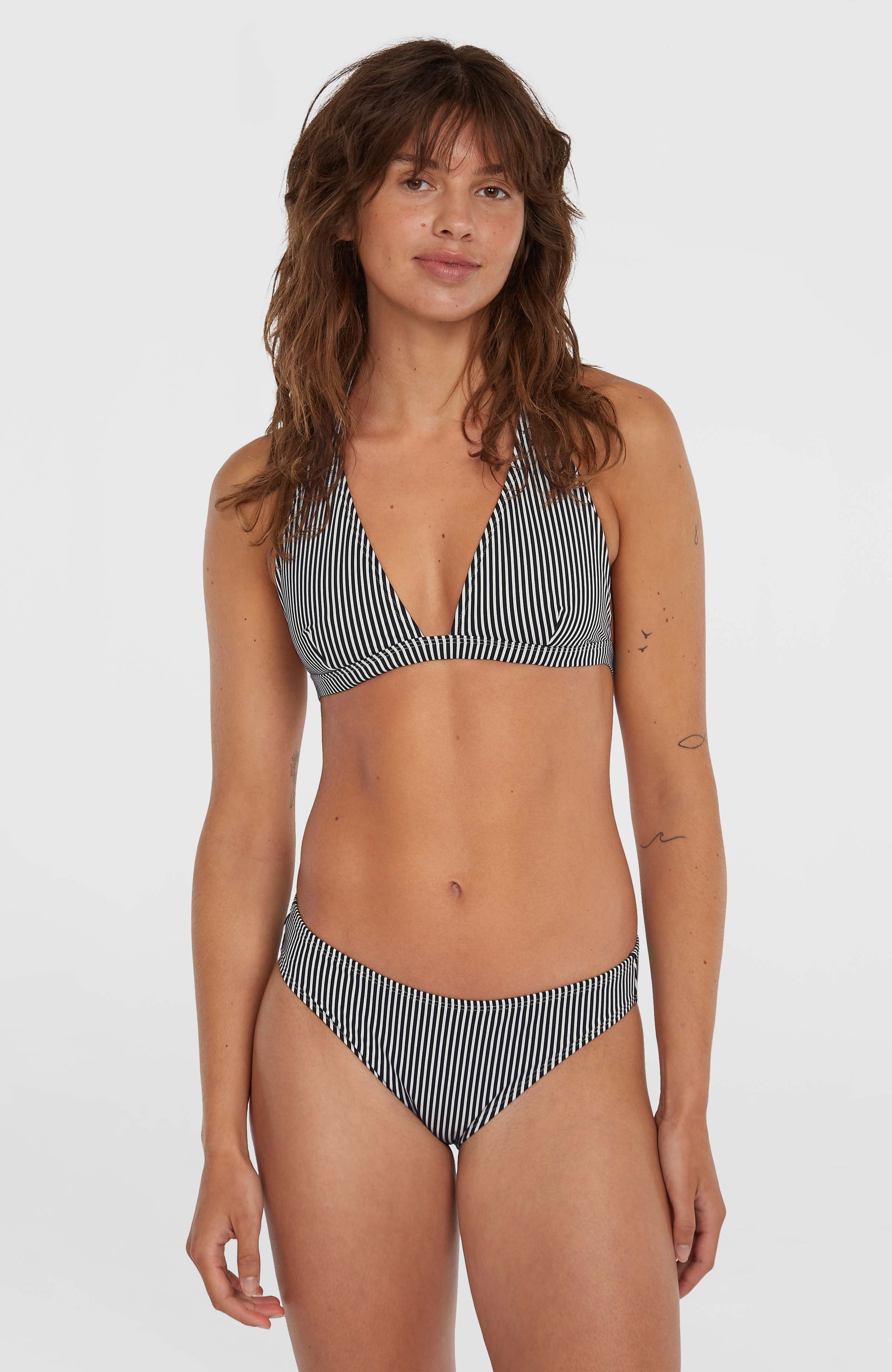 Essentials Marga Cruz Bikini Set - Black Simple Stripe