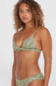 Seaside Tri Top - Green Textured Jungle