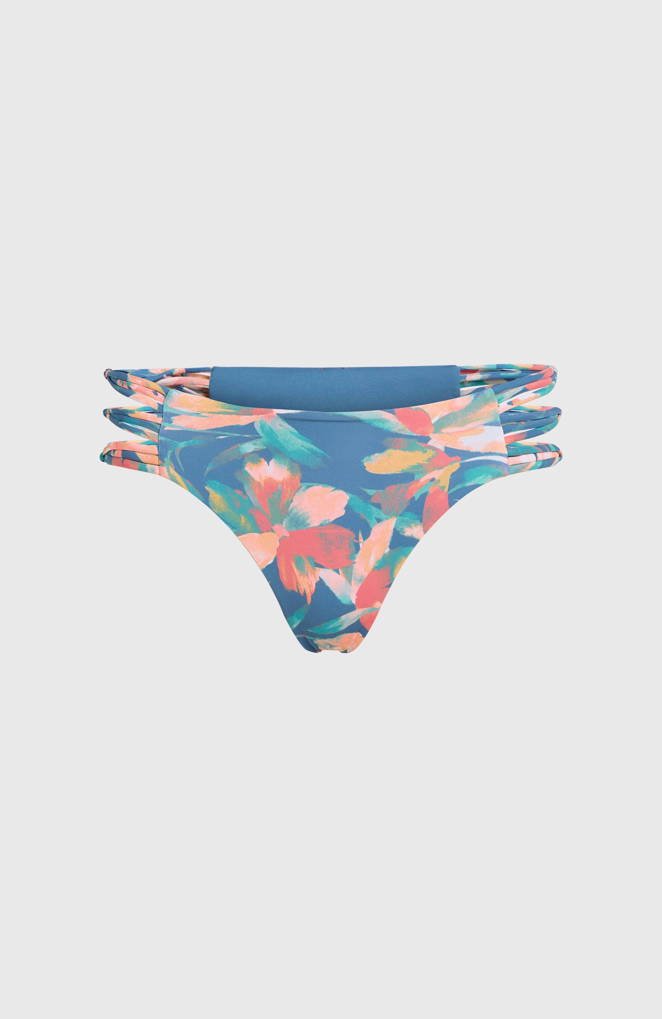 Boulders Strappy Sides Bottom - Blue Painted Tropics