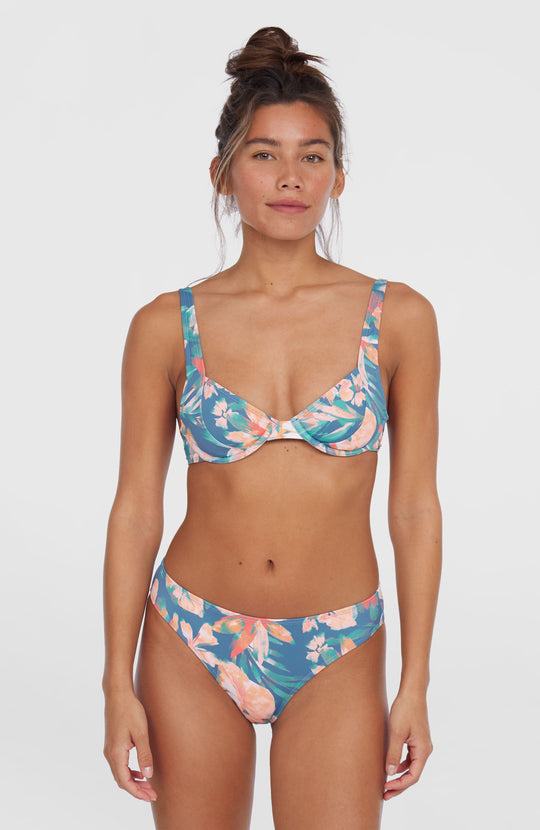 Saltwater Elsie Rita Bikini Set - Blue Painted Tropics