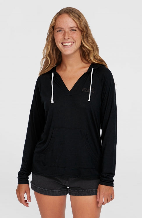 Essentials Long Sleeve Hoodie - Black Out