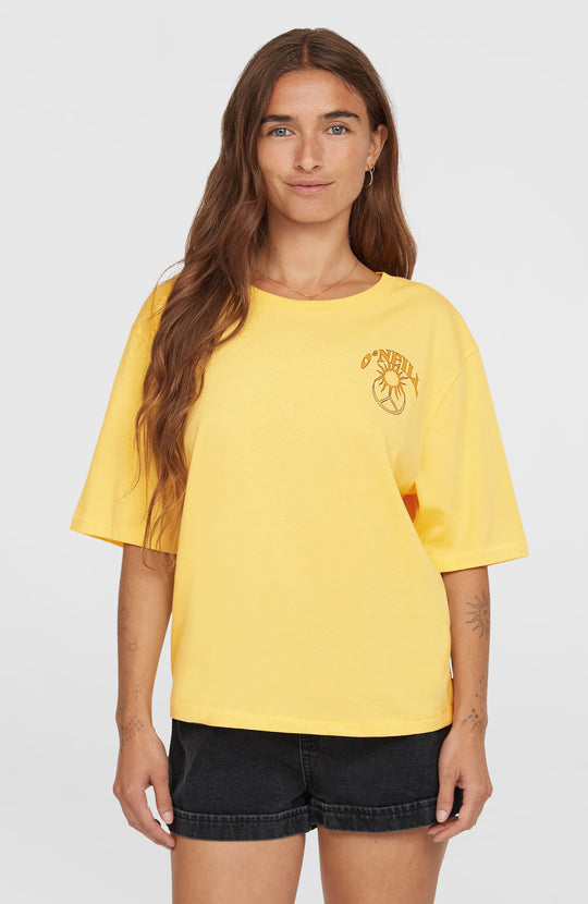 Summer Musthaves Back Print T-Shirt - Tender Buttercup