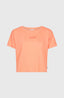 Essentials O'Neill Script Drape T-Shirt - Coral Pink